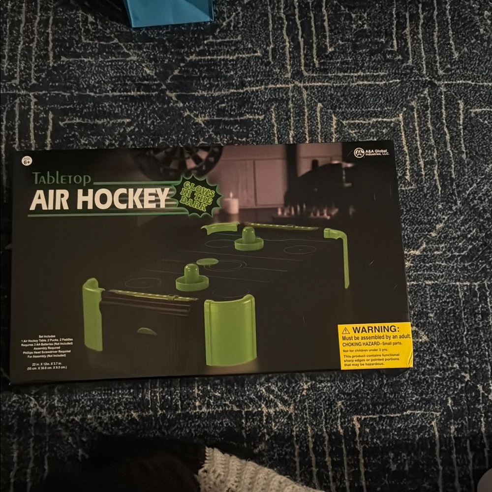 Table top air hockey
